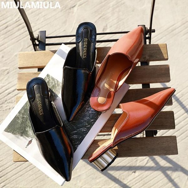 fashion flower round heels women slippers brand designer pointed korean shoes slip on loafers mules flip flops casual, Black 
fashion flower round heels women slippers brand designer pointed korean shoes slip on loafers mules flip flops casual, Black