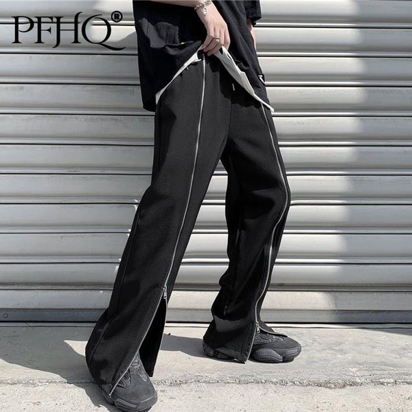 men's pants pfhq men fashion brand ins open zipper casual hip hop high street loose straight trousers for male 2021 21d8788, Black
men's pants pfhq men fashion brand ins open zipper casual hip hop high street loose straight trousers for male 2021 21d8788, Black