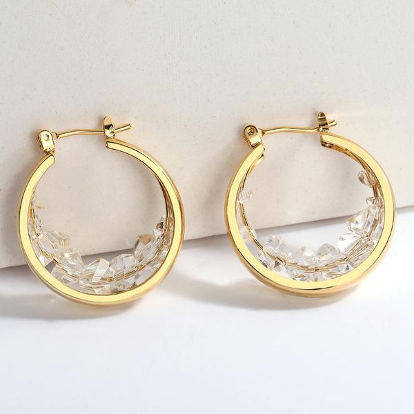 hoop & huggie aensoa trendy golden round crystal earrings for women bijoux simple geometric rhinestones statement party jewelry, Golden;silver
hoop & huggie aensoa trendy golden round crystal earrings for women bijoux simple geometric rhinestones statement party jewelry, Golden;silver