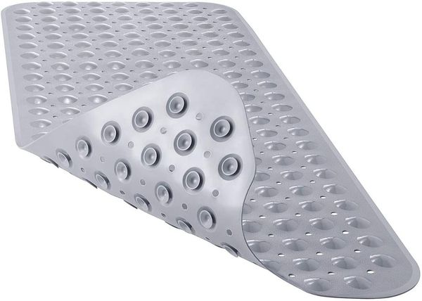 bath tub shower mat 100*40cm non-slip and extra large with suction cups machine washable bathroom mats drain holes
bath tub shower mat 100*40cm non-slip and extra large with suction cups machine washable bathroom mats drain holes