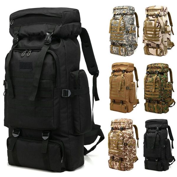 outdoor bags 80l waterproof oxford cloth backpack hunting camping rucksack mountaineering travel shoulder pouch backpacks
outdoor bags 80l waterproof oxford cloth backpack hunting camping rucksack mountaineering travel shoulder pouch backpacks
