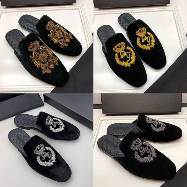 velvet lazy slippers r comfortable flat bottom luxury casual hand-embroidered men's outdoor shoes, Red;white
velvet lazy slippers r comfortable flat bottom luxury casual hand-embroidered men's outdoor shoes, Red;white
