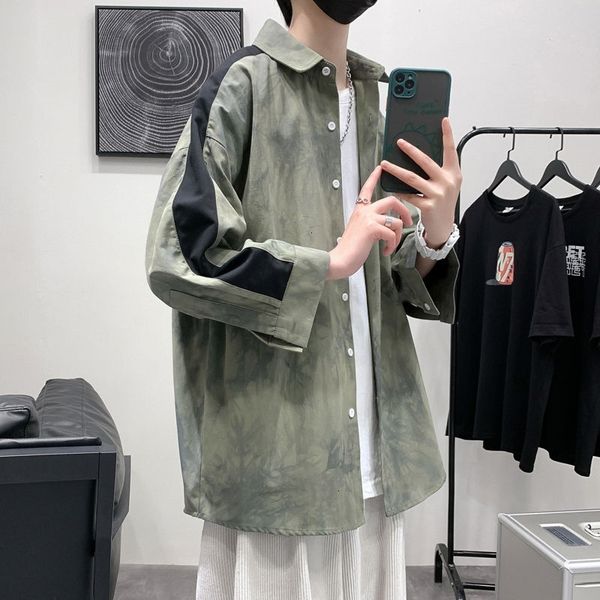 men's casual shirts summer tie-dye fashion printed men streetwear loose short-sleeved mens hawaiian -3xl 46n5, White;black
men's casual shirts summer tie-dye fashion printed men streetwear loose short-sleeved mens hawaiian -3xl 46n5, White;black