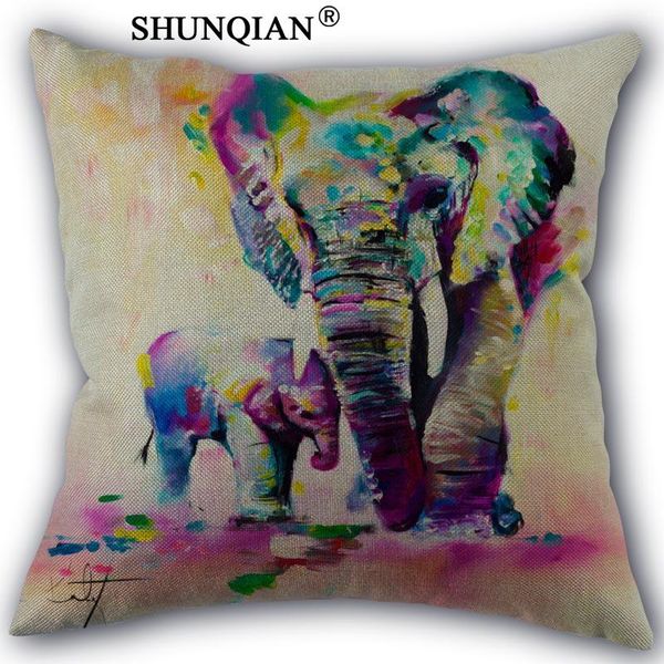 pillow case elephant cotton linen pillowcase custom home textile decorative one side covers 45x45cm
pillow case elephant cotton linen pillowcase custom home textile decorative one side covers 45x45cm