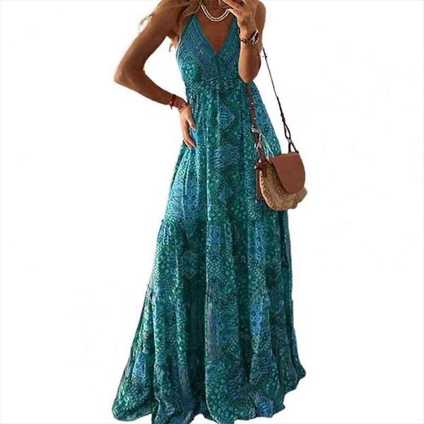 summer vintage print spaghetti strap women dresses bohemian sleeveless backless deep v neck for beach womens clothing, Black;gray
summer vintage print spaghetti strap women dresses bohemian sleeveless backless deep v neck for beach womens clothing, Black;gray