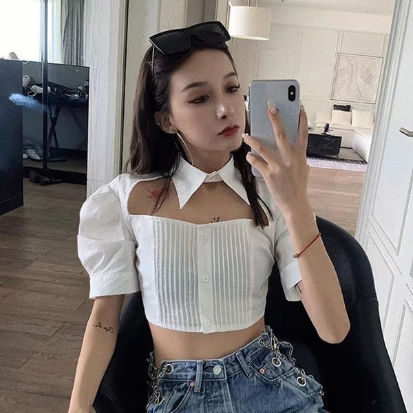 women's blouses & shirts foridol button up white blouse shirt female casual korean style blue crop blusa mujer summer puff sleeve
women's blouses & shirts foridol button up white blouse shirt female casual korean style blue crop blusa mujer summer puff sleeve