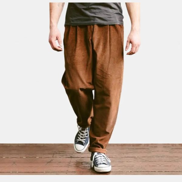 autumn and winter 2020 new men's loose solid corduroy casual pants large men's straight pants, Blue
autumn and winter 2020 new men's loose solid corduroy casual pants large men's straight pants, Blue