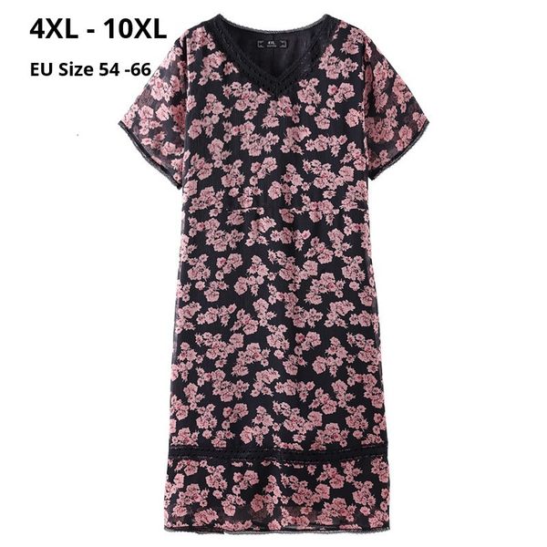 dresses plus size 10xl 8xl 6xl 4xl women short sleeves summer dresses femme floral print elegant chiffon clothing v neck slim dress, Black;gray
dresses plus size 10xl 8xl 6xl 4xl women short sleeves summer dresses femme floral print elegant chiffon clothing v neck slim dress, Black;gray