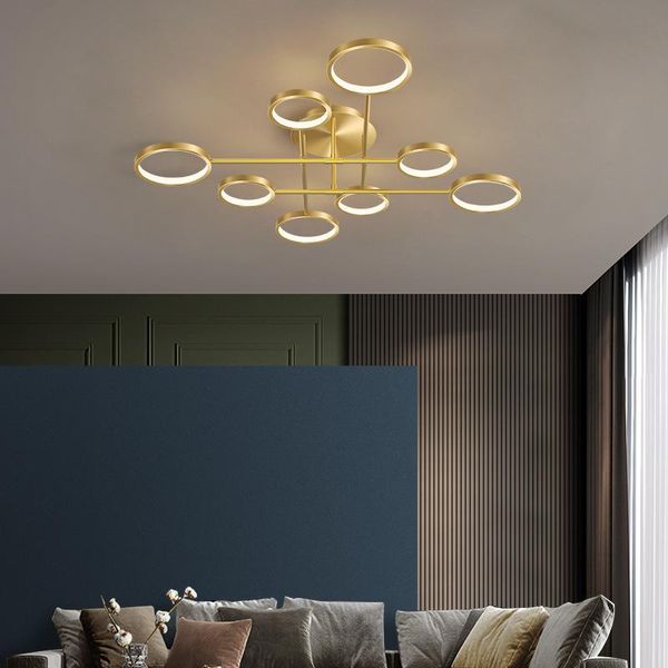 led dining room lamp post modern copper light luxury living chandelier simple decoration creative table bedroom pendant lamps
led dining room lamp post modern copper light luxury living chandelier simple decoration creative table bedroom pendant lamps