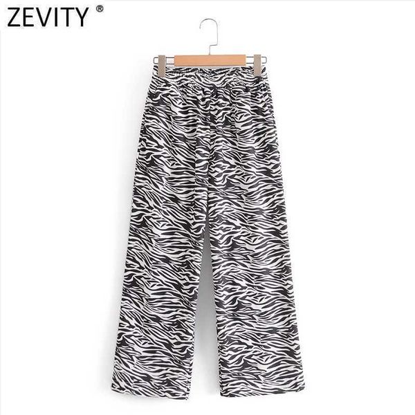 women vintage zebra striped print wide leg pants female elastic waist casual ankle length trousers pantalones mujer p979 210603, Black;white
women vintage zebra striped print wide leg pants female elastic waist casual ankle length trousers pantalones mujer p979 210603, Black;white