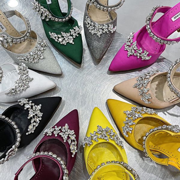 luxury designers womens slippers heels crystal sandals embellished silk shoes 9.5cm heeled dress shoe evening slingback women sandal big siz, Black
luxury designers womens slippers heels crystal sandals embellished silk shoes 9.5cm heeled dress shoe evening slingback women sandal big siz, Black