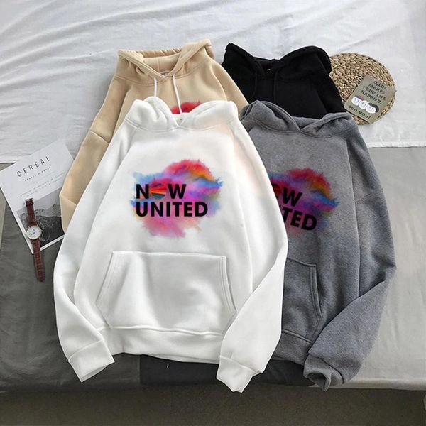 women's hoodies & sweatshirts now united grupo clothing harajuku and streetwear hoodie teenagers sueteres para mujer, Black
women's hoodies & sweatshirts now united grupo clothing harajuku and streetwear hoodie teenagers sueteres para mujer, Black