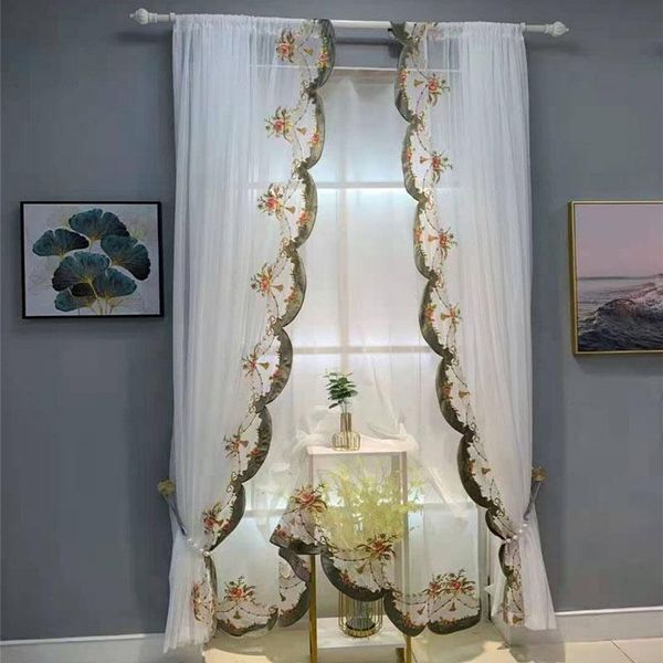 curtain & drapes european style high-end rose embroidered tulle for living room luxury bottom lace embroidery sheer voile bedroom
curtain & drapes european style high-end rose embroidered tulle for living room luxury bottom lace embroidery sheer voile bedroom