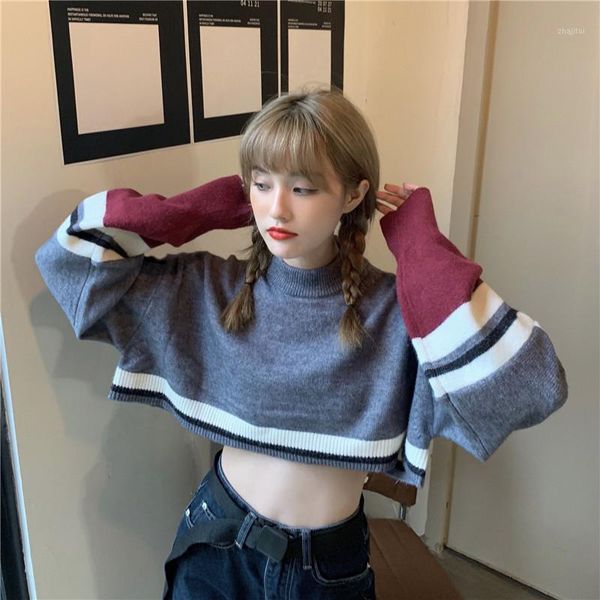 women's sweaters chic casual style loose crop knitted pullovers clothing hipster fashion brand autumn spring sweater female, White;black
women's sweaters chic casual style loose crop knitted pullovers clothing hipster fashion brand autumn spring sweater female, White;black