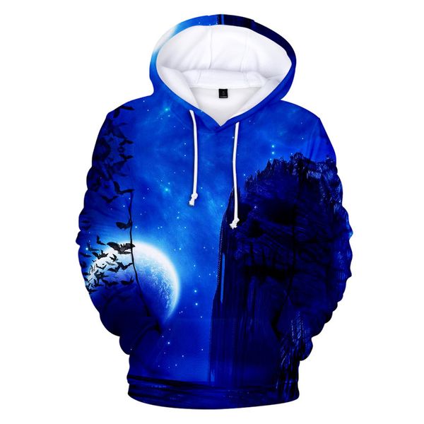 halloween dark blue print hooded long-sleeved women's long sweater loose, comfortable and soft, Black
halloween dark blue print hooded long-sleeved women's long sweater loose, comfortable and soft, Black