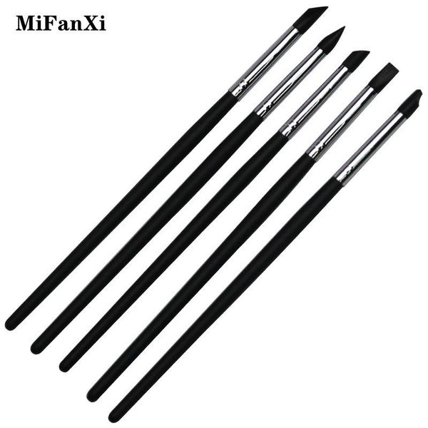 5pcs nail art silicone pen brush carving emboss hollow pottery sculpture shaping clay dotting uv gel polish tools set manicure brushes, Yellow
5pcs nail art silicone pen brush carving emboss hollow pottery sculpture shaping clay dotting uv gel polish tools set manicure brushes, Yellow