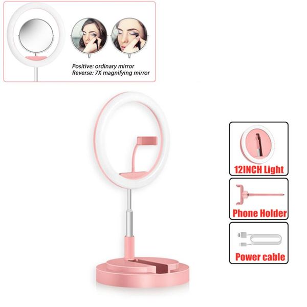 12inch ring light fill led usb desklamp dimmable with mirror ,phone holder extendable stand for selfie makeup flash heads
12inch ring light fill led usb desklamp dimmable with mirror ,phone holder extendable stand for selfie makeup flash heads