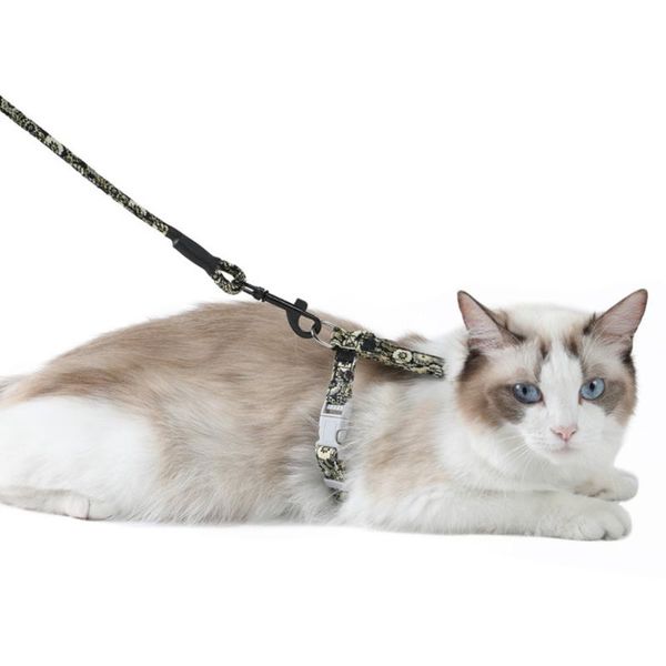cat collars & leads harness leash set escape proof i-shaped chest adjustable outdoor walking with safety buckle home pet gadgets
cat collars & leads harness leash set escape proof i-shaped chest adjustable outdoor walking with safety buckle home pet gadgets