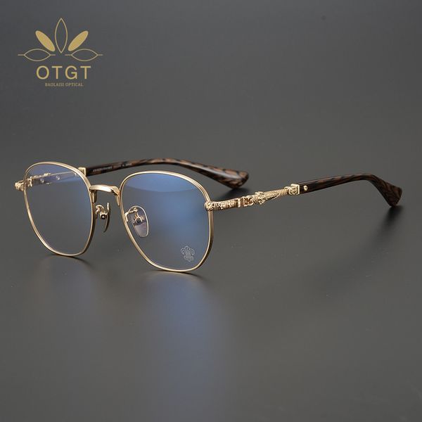 design sunglasses yuppie style japanese carved pure titanium round men's fashion big face myopia frame women, White;black
design sunglasses yuppie style japanese carved pure titanium round men's fashion big face myopia frame women, White;black