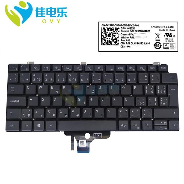 czech lapkeyboard for latitude 7420 7410 04232k ch200 replacement keyboards backlight pk132uw2b25 works
czech lapkeyboard for latitude 7420 7410 04232k ch200 replacement keyboards backlight pk132uw2b25 works