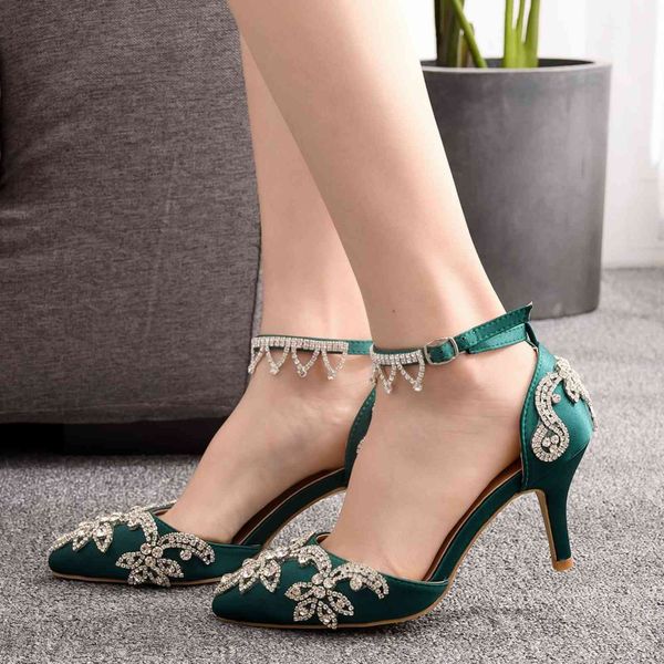 dress shoes women sandals shoe 7.5cm high heel bling pointed toe buckle summer fashion casual wedding black red green h0049 3lfb
dress shoes women sandals shoe 7.5cm high heel bling pointed toe buckle summer fashion casual wedding black red green h0049 3lfb