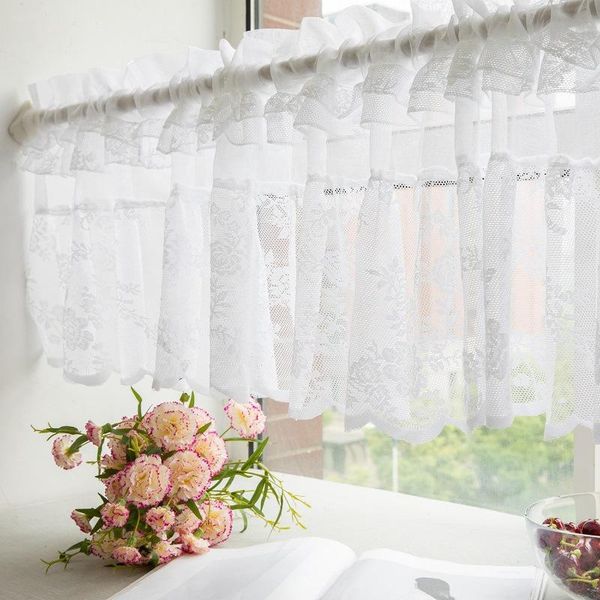 pastoral lace short curtain for girls bedroom bay window korean style white sheer voile half curtains kitchen divider ad672eh & drapes
pastoral lace short curtain for girls bedroom bay window korean style white sheer voile half curtains kitchen divider ad672eh & drapes