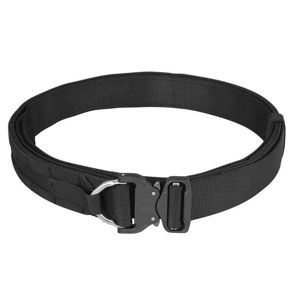 waist support tactical 1.75 inch molle belt dual layer quick release metal buckle nylon heavy duty webbing paintball protective, Black;gray
waist support tactical 1.75 inch molle belt dual layer quick release metal buckle nylon heavy duty webbing paintball protective, Black;gray