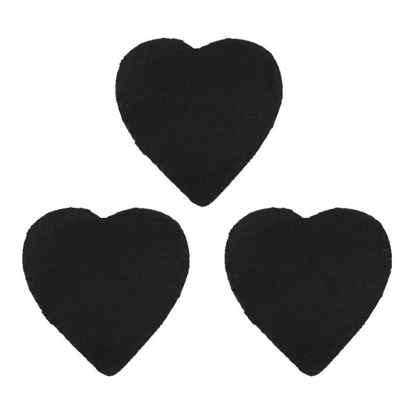 mats & pads 3pcs insulated slate stone coasters for dining tables heart shape cup mat black
mats & pads 3pcs insulated slate stone coasters for dining tables heart shape cup mat black