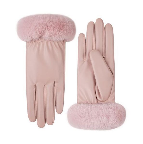 five fingers gloves women' autumn winter thicken warm faux pu leather pink lady' fur glove driving r3434, Blue;gray
five fingers gloves women' autumn winter thicken warm faux pu leather pink lady' fur glove driving r3434, Blue;gray