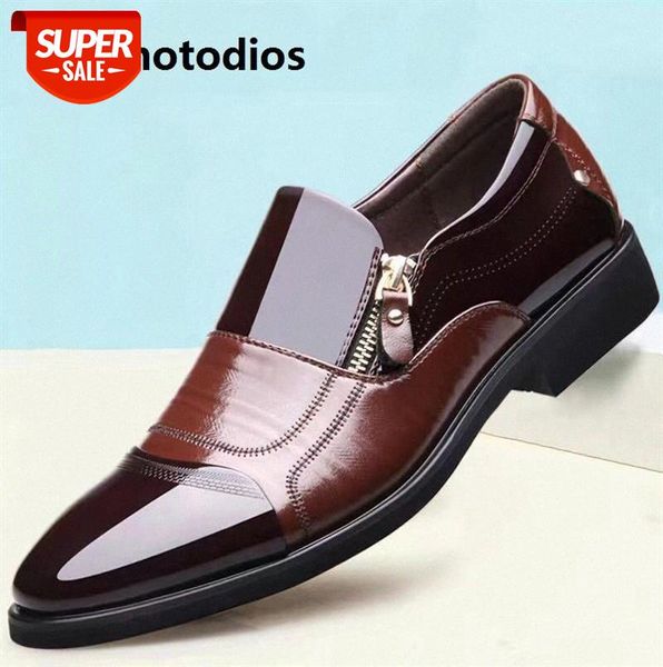leather shoes men's british casual business work #ys5v, Black