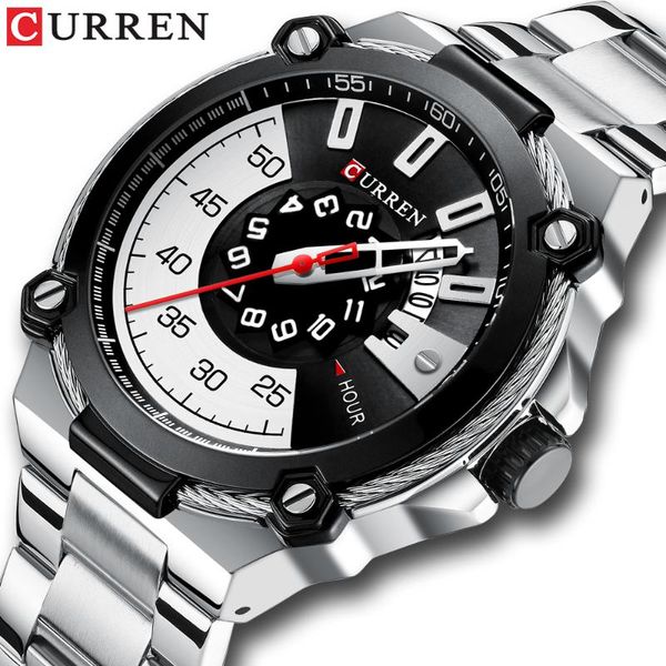 wristwatches curren silver and black watches men's quartz wristwatch stainless steel business fashion clock male watch man style reloj, Slivery;brown
wristwatches curren silver and black watches men's quartz wristwatch stainless steel business fashion clock male watch man style reloj, Slivery;brown