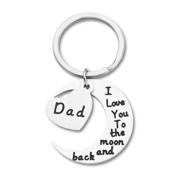 10pieces/lot fathers day gifts birthday keychain for daddy step dad from daughter son kids wife i love you to the moon key ring for men him, Silver
10pieces/lot fathers day gifts birthday keychain for daddy step dad from daughter son kids wife i love you to the moon key ring for men him, Silver