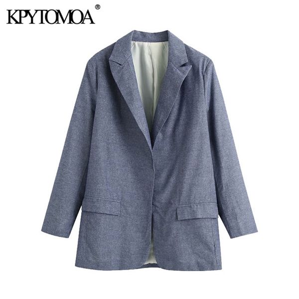 women fashion office wear open stitch blazer coat vintage long sleeve pockets female outerwear chic 210421, White;black
women fashion office wear open stitch blazer coat vintage long sleeve pockets female outerwear chic 210421, White;black