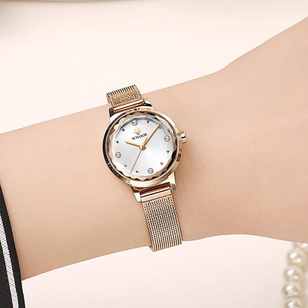 ladies watch rose gold diamond women quartz fashion dress bracelet relogio feminino wristwatches, Slivery;brown
ladies watch rose gold diamond women quartz fashion dress bracelet relogio feminino wristwatches, Slivery;brown