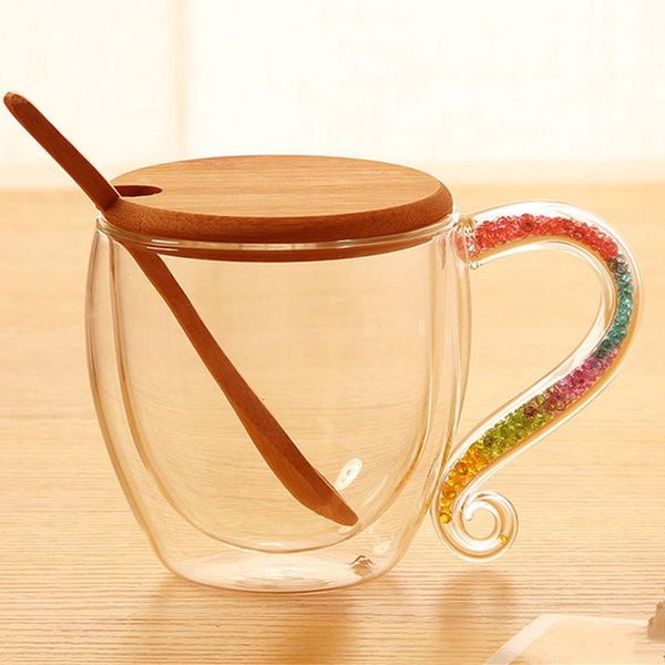380ml coffee mug with spoon lid crystal glass cup luxury double layers milk tea water bottle rhinstones drinkware mugs
380ml coffee mug with spoon lid crystal glass cup luxury double layers milk tea water bottle rhinstones drinkware mugs