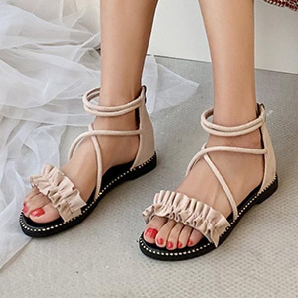 sagace women shoes sandals 2021 summer fish mouth flat casual rome fashion solid color zipper sandal, Black
sagace women shoes sandals 2021 summer fish mouth flat casual rome fashion solid color zipper sandal, Black