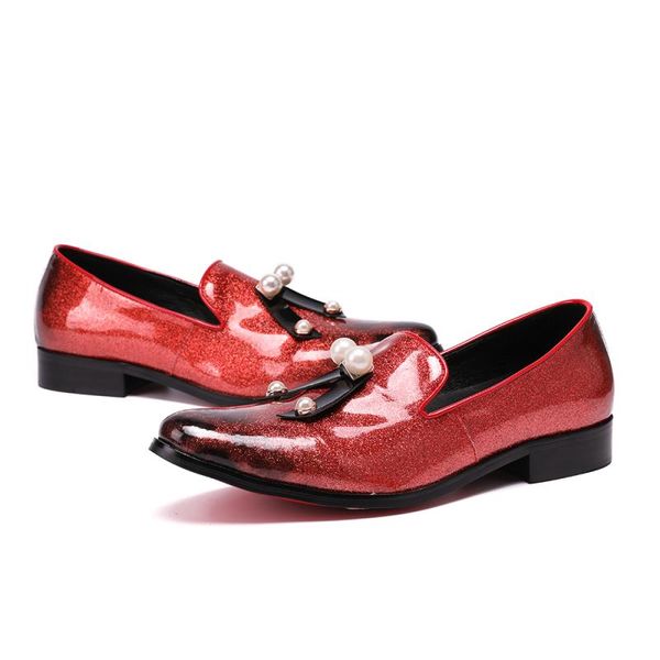 men pearl tassel dress shoes gentlemen british style genuine leather wedding shoes men oxfords formal shoes sapatos masculino, Black
men pearl tassel dress shoes gentlemen british style genuine leather wedding shoes men oxfords formal shoes sapatos masculino, Black