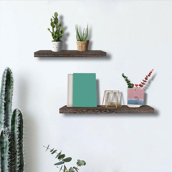 pcs/set wood floating shelves wall hanging shelf with invisible brackets for storage and display kitchen & organization
pcs/set wood floating shelves wall hanging shelf with invisible brackets for storage and display kitchen & organization