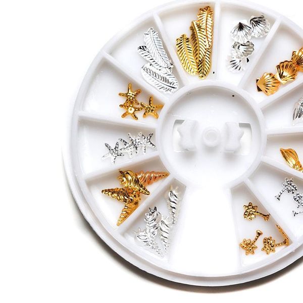 nail jewelry conch shell starfish feather gold& silver alloy manicure tips clear crystals rhinestones for 3d art decoration1, Silver;gold
nail jewelry conch shell starfish feather gold& silver alloy manicure tips clear crystals rhinestones for 3d art decoration1, Silver;gold
