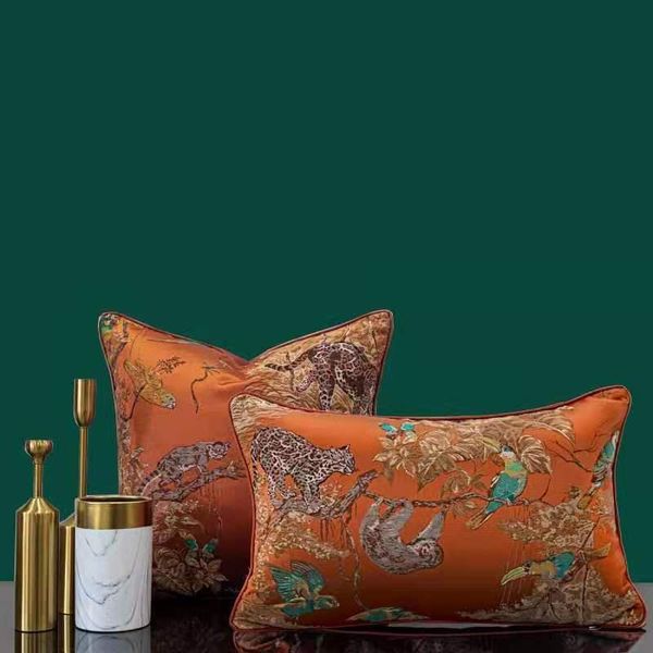 cushion/decorative pillow sofa decorative cushion cover embroidered pillowcase jungle leopard jacquard satin throw home decor
cushion/decorative pillow sofa decorative cushion cover embroidered pillowcase jungle leopard jacquard satin throw home decor