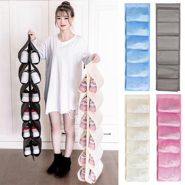 storage boxes & bins foldable shoe hanging bag for wardrobe closet door wall clear sundry outdoor travel organizer
storage boxes & bins foldable shoe hanging bag for wardrobe closet door wall clear sundry outdoor travel organizer