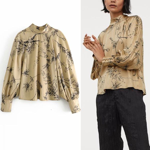 dresses vintage print blouse women long sleeve double layered stand up collar soft pleated shirt woman chic back button top, Black;gray
dresses vintage print blouse women long sleeve double layered stand up collar soft pleated shirt woman chic back button top, Black;gray