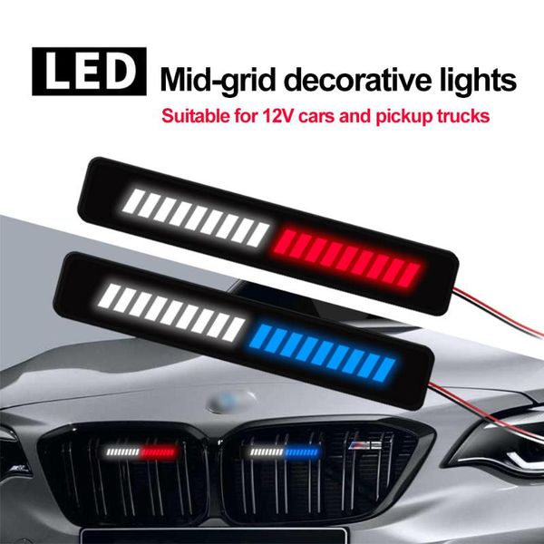 emergency lights 36 led car external front grille trim daytime running emblem decoration mesh mask cover 12v
emergency lights 36 led car external front grille trim daytime running emblem decoration mesh mask cover 12v