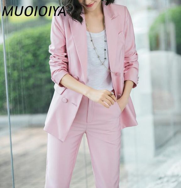 women's two piece pants suit women office ladies wear business formal work elegant double breasted long sleeve casual blazer 2 set plus, White
women's two piece pants suit women office ladies wear business formal work elegant double breasted long sleeve casual blazer 2 set plus, White
