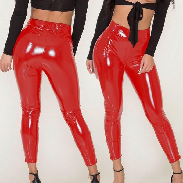 2021women black wet look faux leather moto pu high waist legging clubwear pants slim push up long ladies skinny leggings women's & capr, Black;white
2021women black wet look faux leather moto pu high waist legging clubwear pants slim push up long ladies skinny leggings women's & capr, Black;white