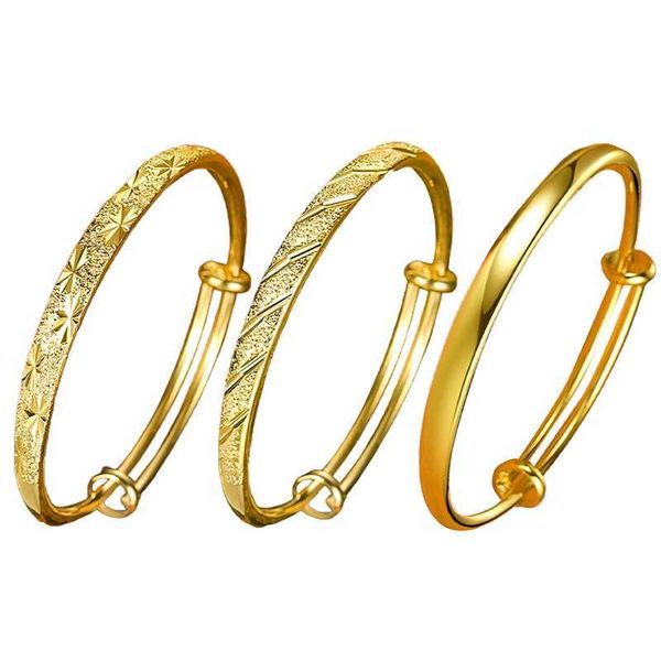 new fashion solid gold color party cuff bracelet for women luxury wedding fashion jewelry girl engagement gift adjustable q0719, Black
new fashion solid gold color party cuff bracelet for women luxury wedding fashion jewelry girl engagement gift adjustable q0719, Black