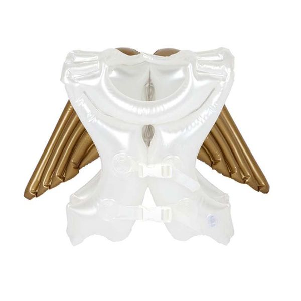 women's swimwear kid's snorkeling vest inflatable angle life jacket adjustable water floating swimsuit for pool party lxh, White;black
women's swimwear kid's snorkeling vest inflatable angle life jacket adjustable water floating swimsuit for pool party lxh, White;black
