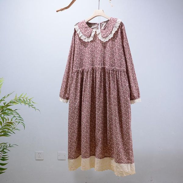 casual dresses sweet japan style retro floral dress women 2021 autumn long sleeve loose waist midi zz1775, Black;gray
casual dresses sweet japan style retro floral dress women 2021 autumn long sleeve loose waist midi zz1775, Black;gray