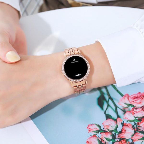 wristwatches skmei led rhinestone touch screen women watch waterproof female clock luxury ladies digital relogio feminino 1669, Slivery;brown
wristwatches skmei led rhinestone touch screen women watch waterproof female clock luxury ladies digital relogio feminino 1669, Slivery;brown