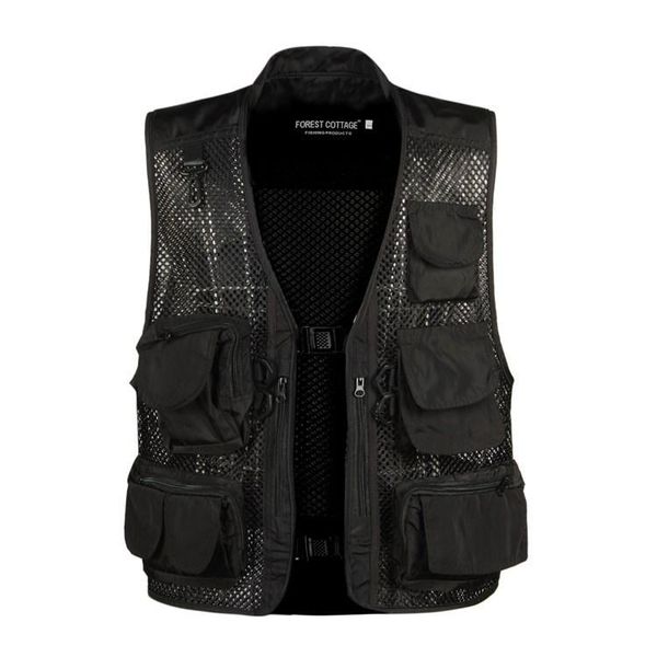 men's vests multi-pocket fishing vest mens quick dry mesh sleeveless jacket men hunting clothes tactical military pography waistcoat, Black;white
men's vests multi-pocket fishing vest mens quick dry mesh sleeveless jacket men hunting clothes tactical military pography waistcoat, Black;white